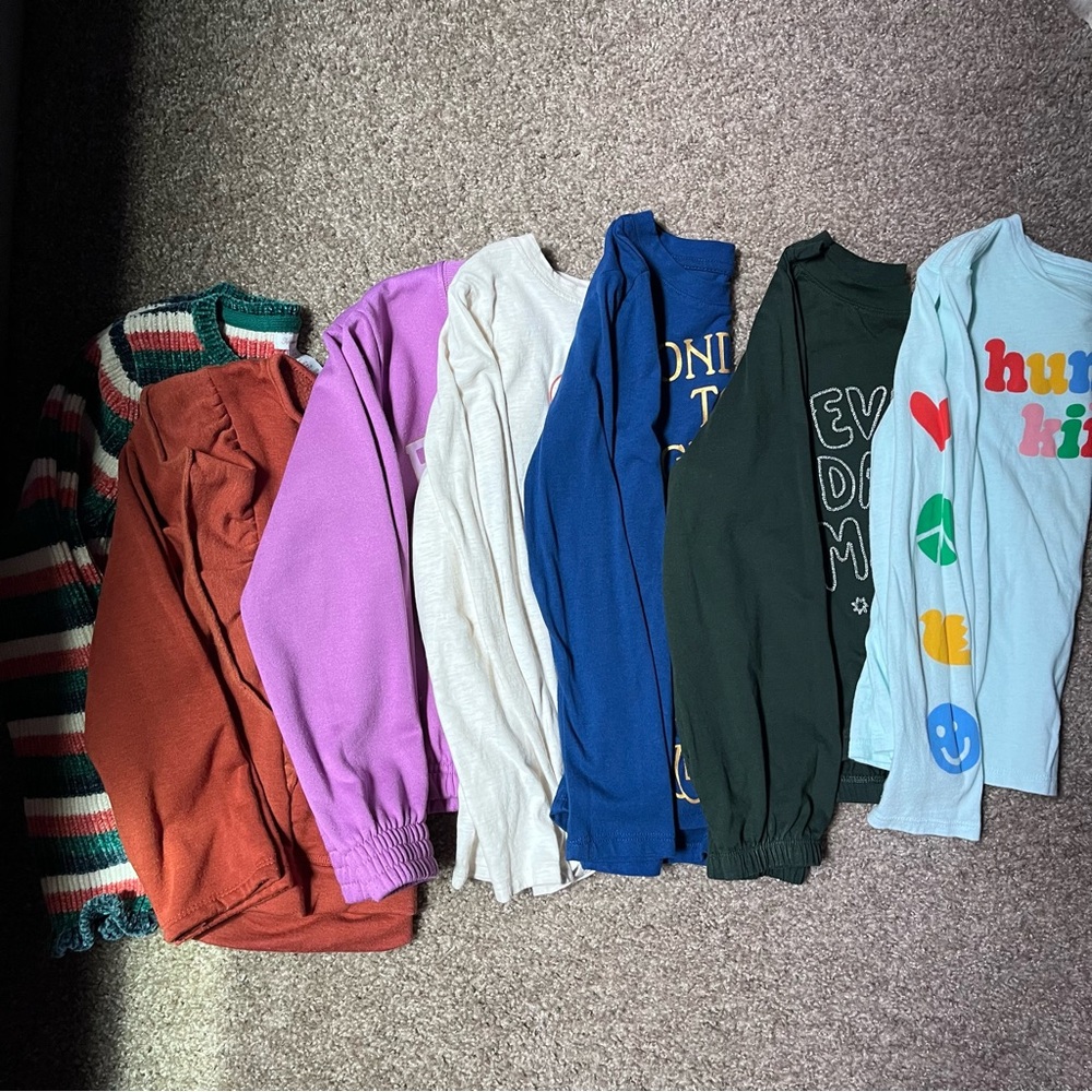 Bundle of 7 Long Sleeve Shirts